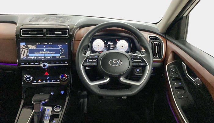 2023 Hyundai ALCAZAR  SIGNATURE (O) DCT 1.5 PETROL 7STR, Petrol, Automatic, 8,886 km, Steering Wheel Close Up