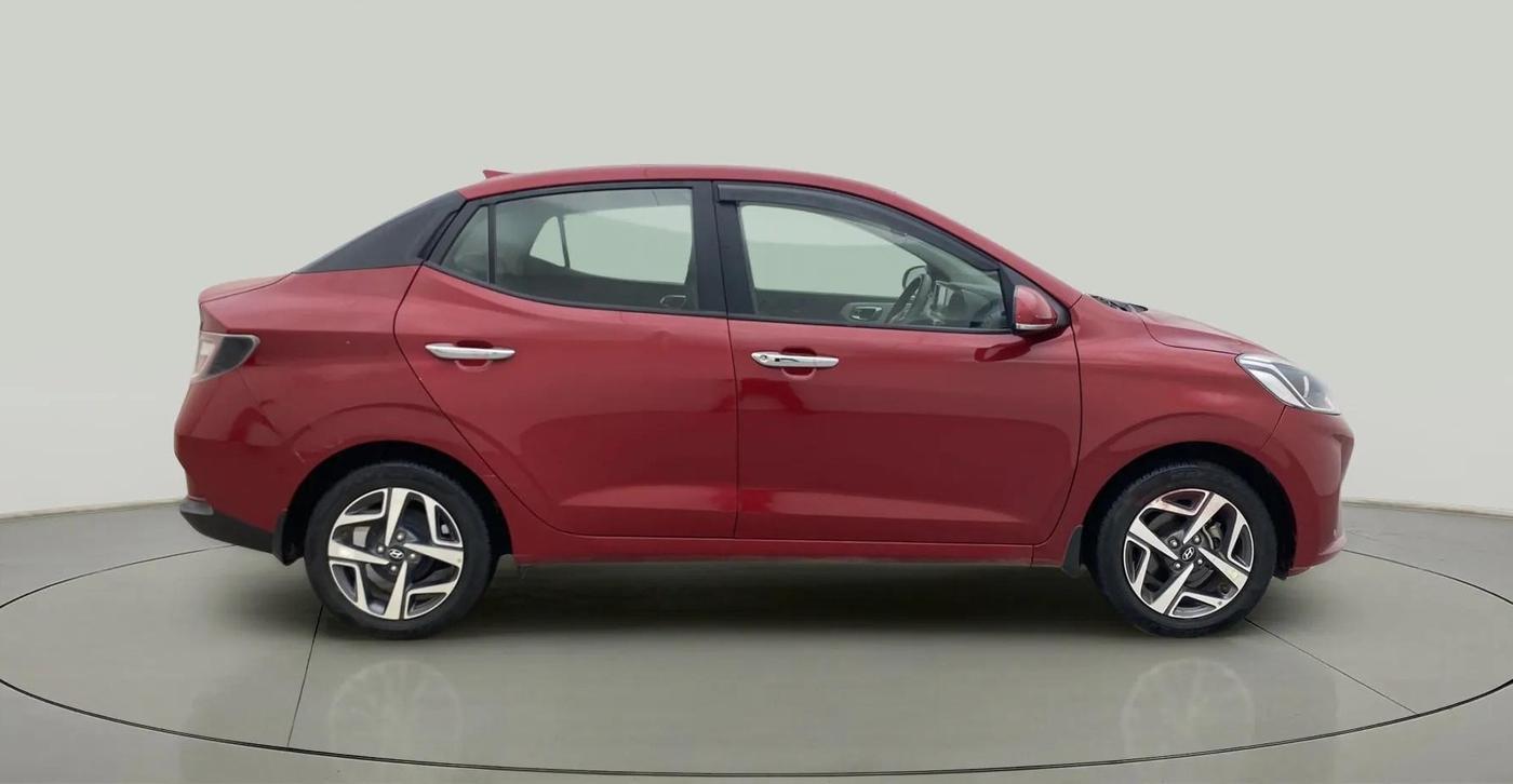 2021 Hyundai AURA SX 1.2 (O), Petrol, Manual, 43,323 km, Right Side View