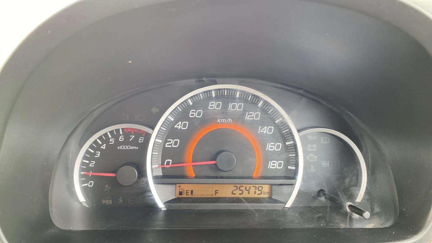 2013 Maruti Wagon R 1.0 VXI, Petrol, Manual, 25,654 km, Odometer Image