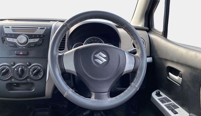 2013 Maruti Wagon R 1.0 VXI, Petrol, Manual, 25,654 km, Steering Wheel Close Up