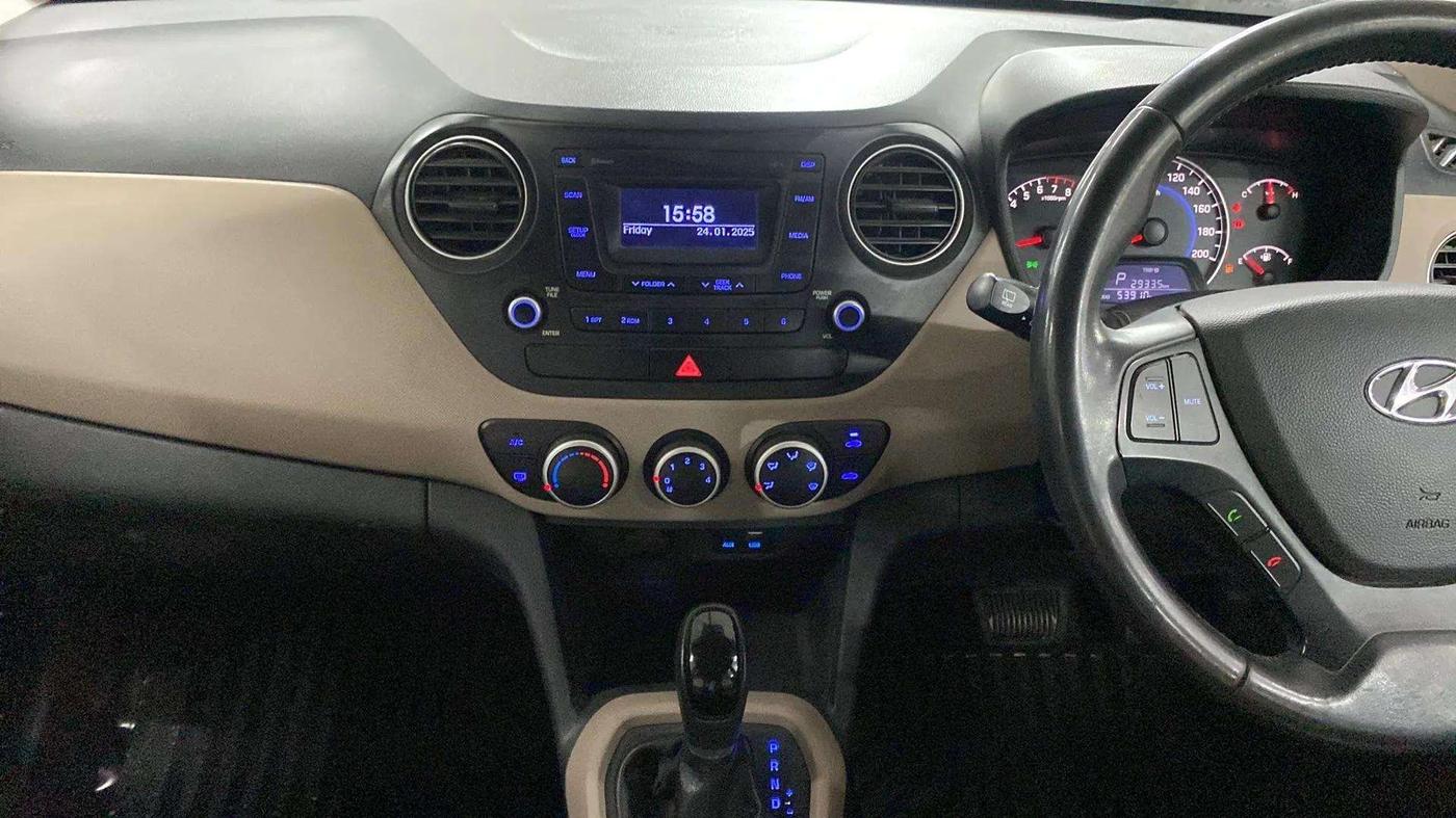 2016 Hyundai Grand i10 ASTA (O) AT 1.2 KAPPA VTVT, Petrol, Automatic, 53,980 km, Air Conditioner