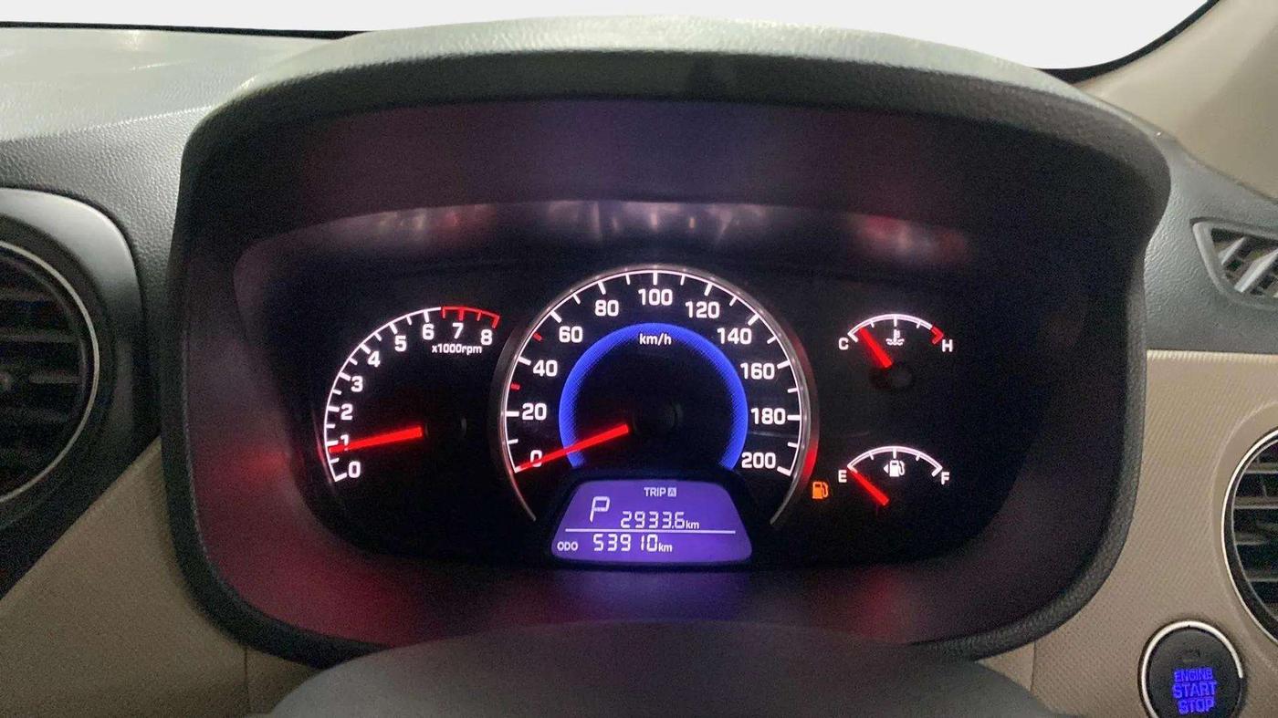 2016 Hyundai Grand i10 ASTA (O) AT 1.2 KAPPA VTVT, Petrol, Automatic, 53,980 km, Odometer Image