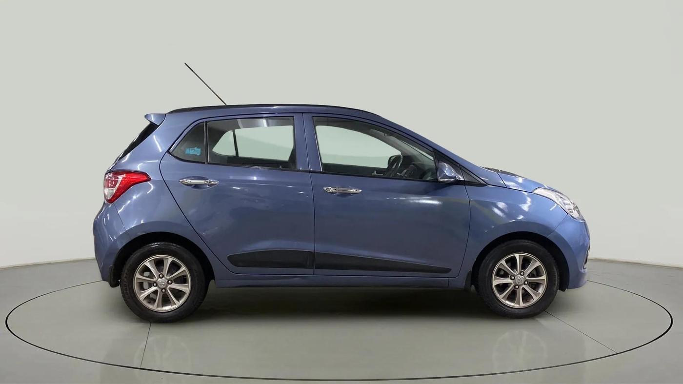2016 Hyundai Grand i10 ASTA (O) AT 1.2 KAPPA VTVT, Petrol, Automatic, 53,980 km, Right Side View