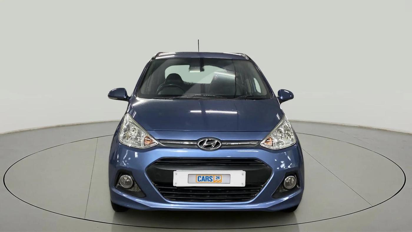 2016 Hyundai Grand i10 ASTA (O) AT 1.2 KAPPA VTVT, Petrol, Automatic, 53,980 km, Front