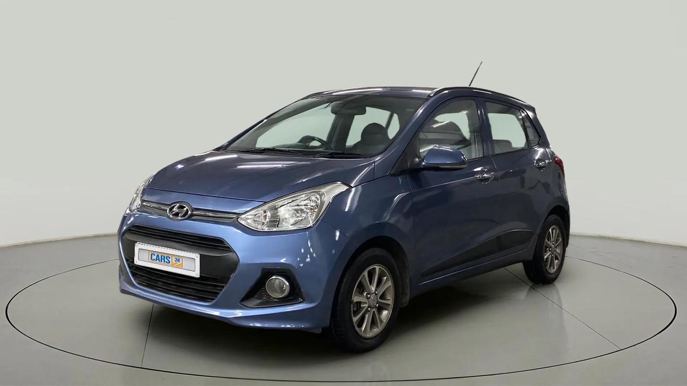2016 Hyundai Grand i10 ASTA (O) AT 1.2 KAPPA VTVT, Petrol, Automatic, 53,980 km, Left Front Diagonal