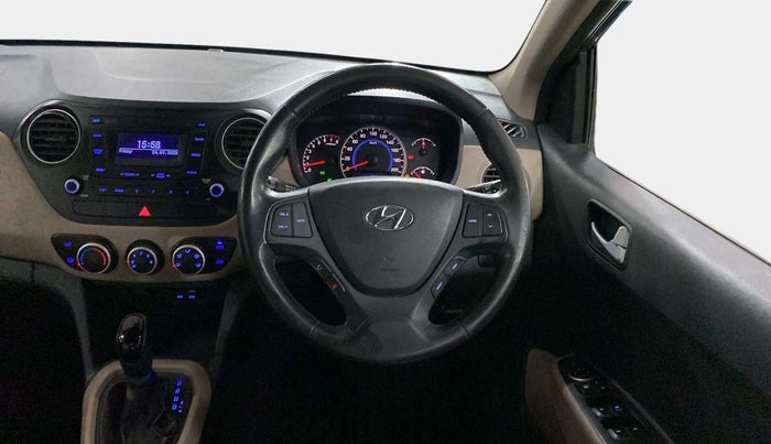 2016 Hyundai Grand i10 ASTA (O) AT 1.2 KAPPA VTVT, Petrol, Automatic, 53,977 km, Steering Wheel Close Up