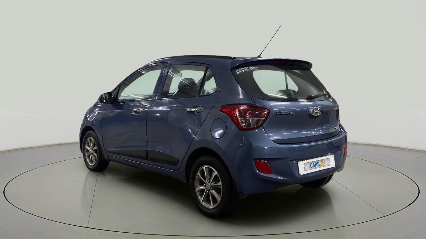 2016 Hyundai Grand i10 ASTA (O) AT 1.2 KAPPA VTVT, Petrol, Automatic, 53,980 km, Left Back Diagonal