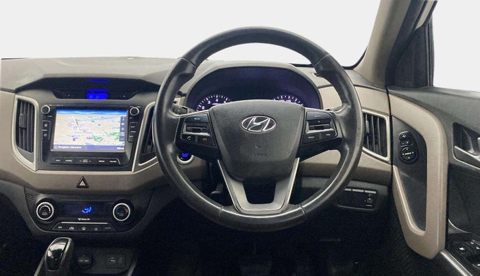 2016 Hyundai Creta SX PLUS AT 1.6 PETROL, Petrol, Automatic, 69,780 km, Steering Wheel Close Up