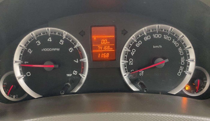 2016 Maruti Ertiga VXI, Petrol, Manual, 74,687 km, Odometer Image