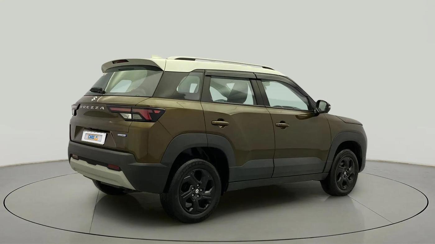 2023 Maruti BREZZA ZXI  AT SMART HYBRID DUAL TONE, Petrol, Automatic, 17,081 km, Right Back Diagonal