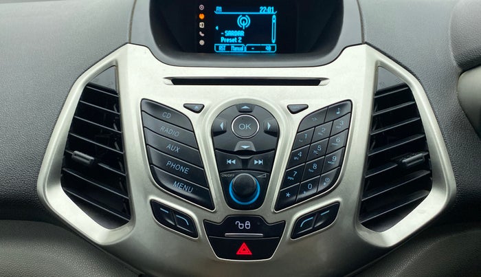 2015 Ford Ecosport TITANIUM 1.5L PETROL AT, CNG, Automatic, 74,413 km, Infotainment System