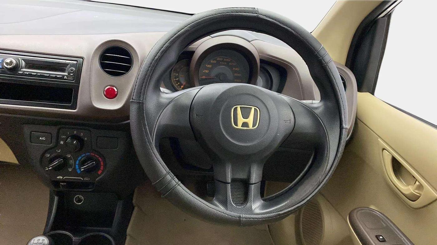 2013 Honda Amaze 1.5L I-DTEC EX, Diesel, Manual, 78,528 km, Steering Wheel Close Up