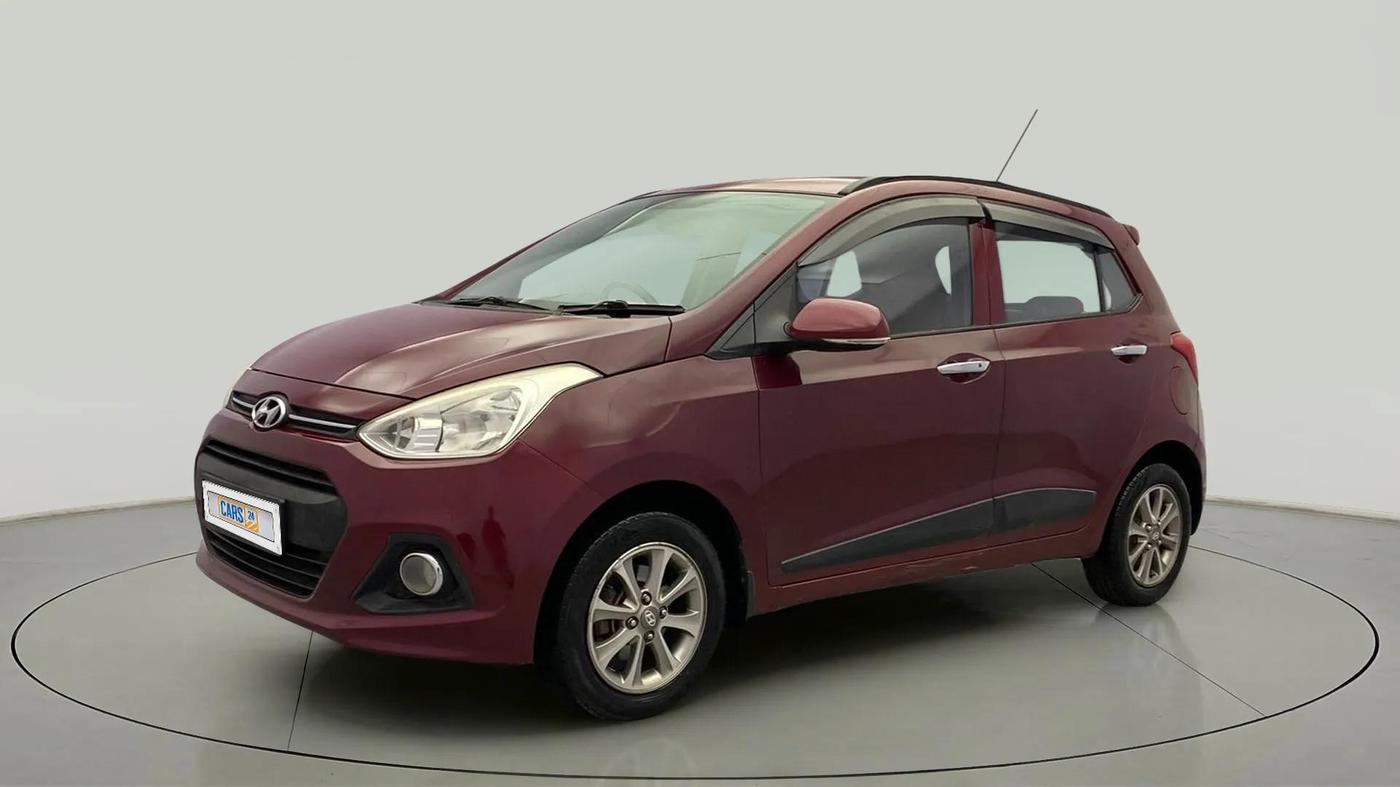2015 Hyundai Grand i10 ASTA (O) 1.2 KAPPA VTVT, Petrol, Manual, 33,566 km, Left Front Diagonal