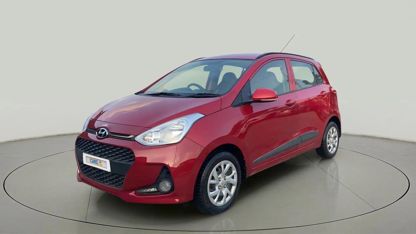 2018 Hyundai Grand i10 SPORTZ 1.2 KAPPA VTVT, Petrol, Manual, 48,315 km, Left Front Diagonal