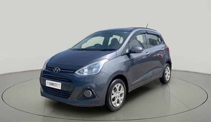 2014 Hyundai Grand i10 SPORTZ 1.2 KAPPA VTVT, Petrol, Manual, 54,613 km, Left Front Diagonal