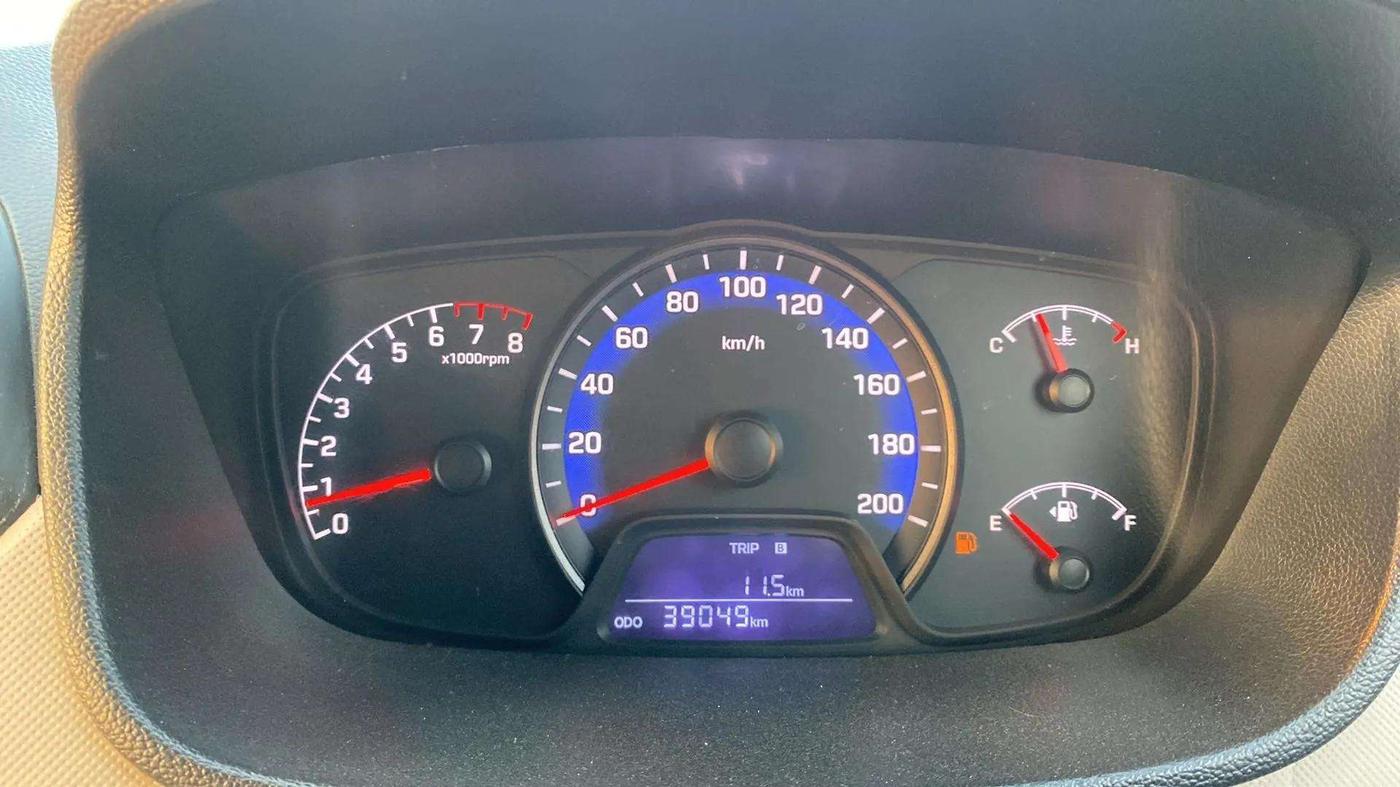 2016 Hyundai Xcent SX 1.2, Petrol, Manual, 39,081 km, Odometer Image