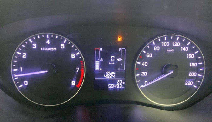 2017 Hyundai Elite i20 ASTA 1.2, Petrol, Manual, 59,455 km, Odometer Image