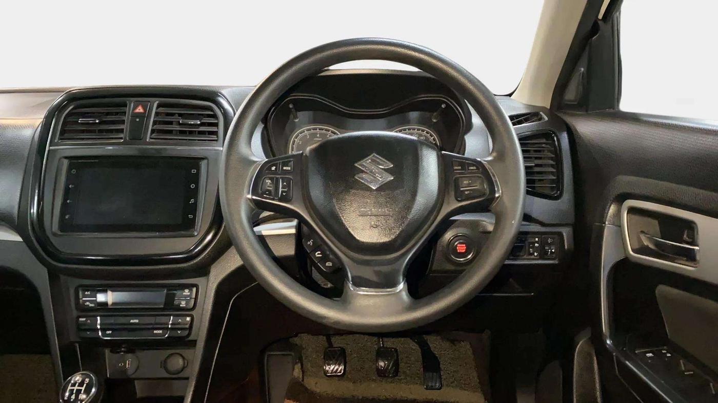 2021 Maruti Vitara Brezza ZXI, Petrol, Manual, 58,645 km, Steering Wheel Close Up