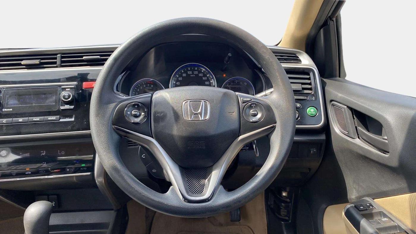 2014 Honda City 1.5L I-VTEC SV CVT, Petrol, Automatic, 77,473 km, Steering Wheel Close Up