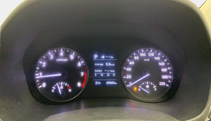 2019 Hyundai Verna 1.6 VTVT SX (O) AT, Petrol, Automatic, 65,886 km, Odometer Image