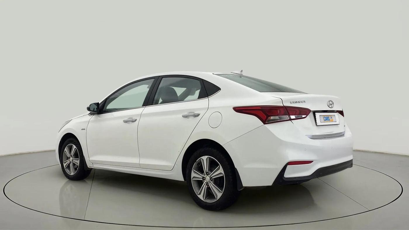 2019 Hyundai Verna 1.6 VTVT SX (O) AT, Petrol, Automatic, 65,916 km, Left Back Diagonal