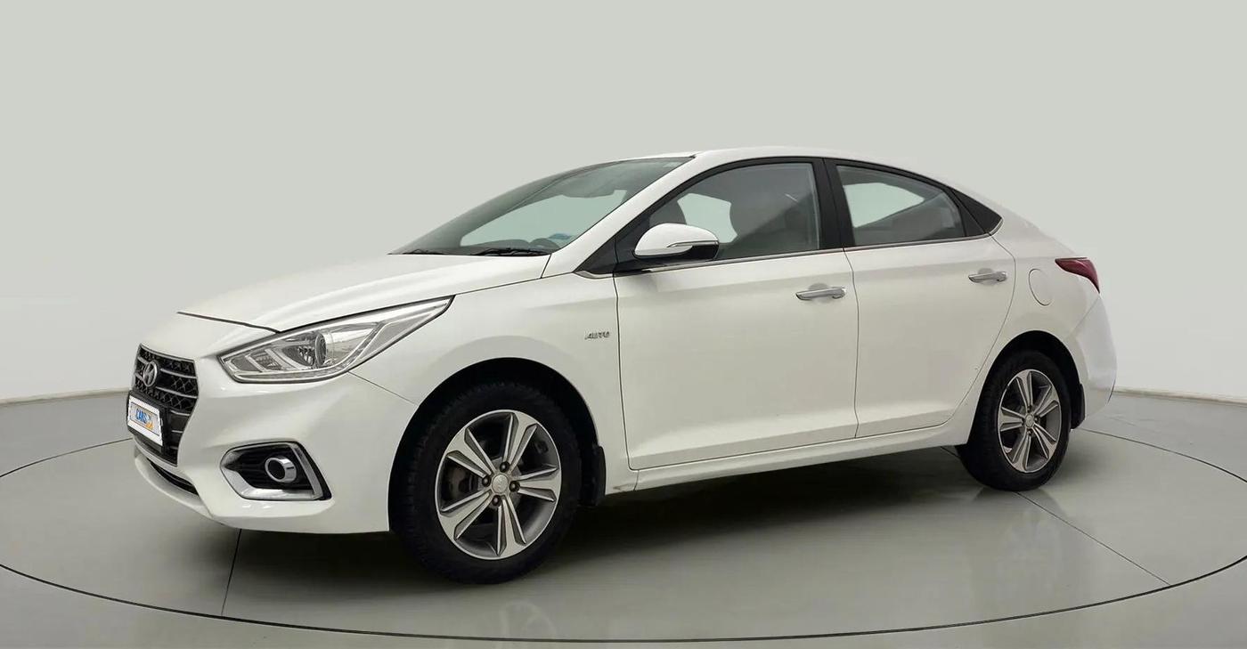 2019 Hyundai Verna 1.6 VTVT SX (O) AT, Petrol, Automatic, 65,916 km, Left Front Diagonal