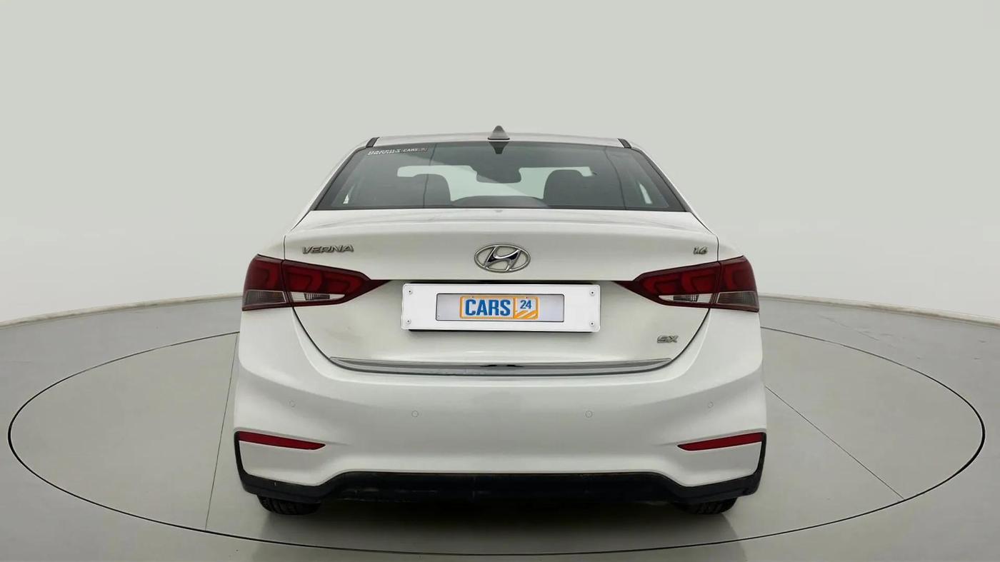 2019 Hyundai Verna 1.6 VTVT SX (O) AT, Petrol, Automatic, 65,916 km, Back/Rear