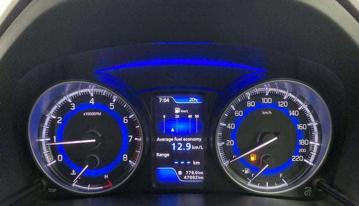 2020 Toyota Glanza V, Petrol, Manual, 47,002 km, Odometer Image