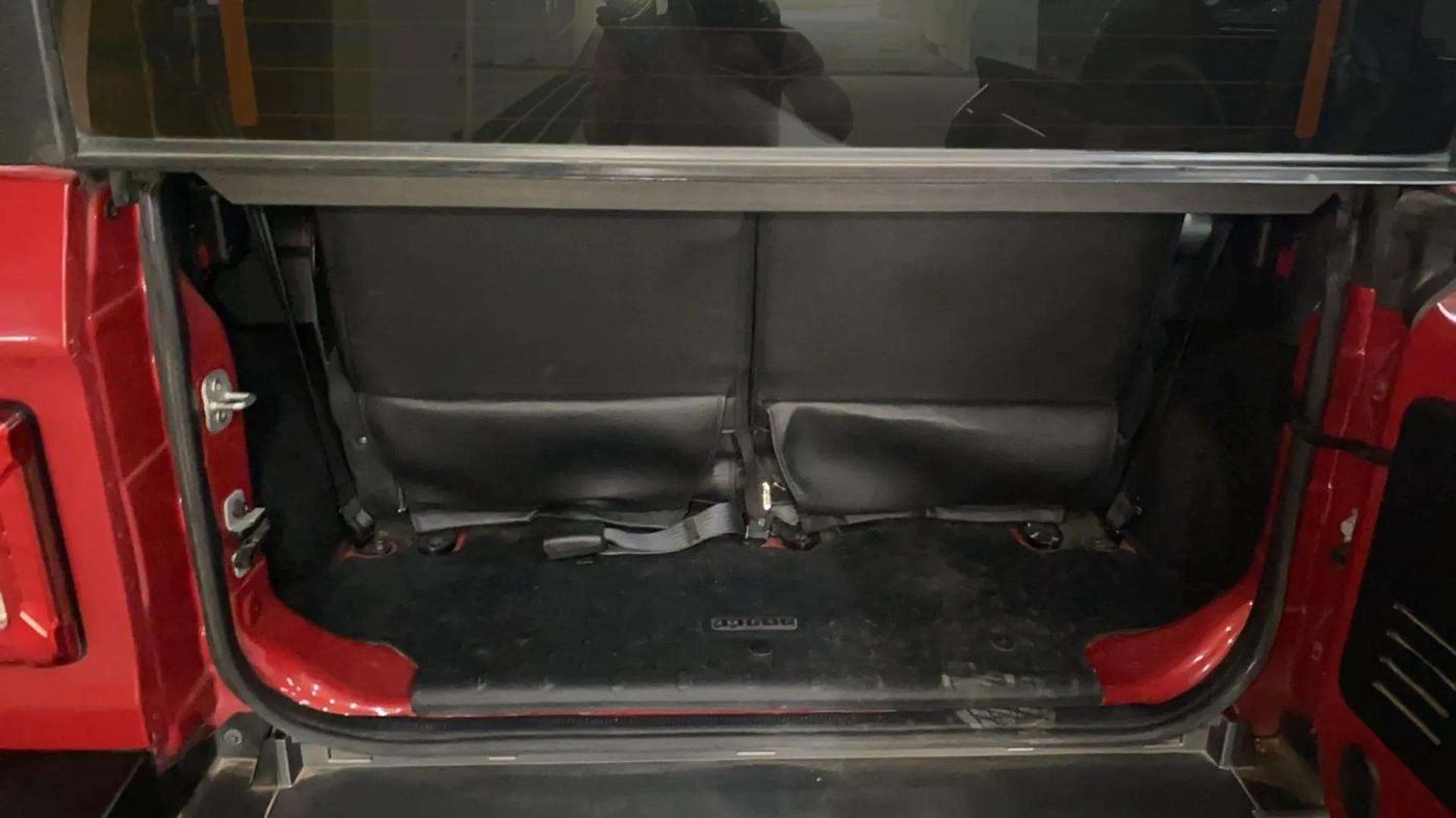 2021 Mahindra Thar LX PETROL HT 4WD AT, Petrol, Automatic, 29,971 km, Boot Inside