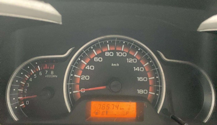 2016 Maruti Alto K10 VXI, Petrol, Manual, 76,549 km, Odometer Image