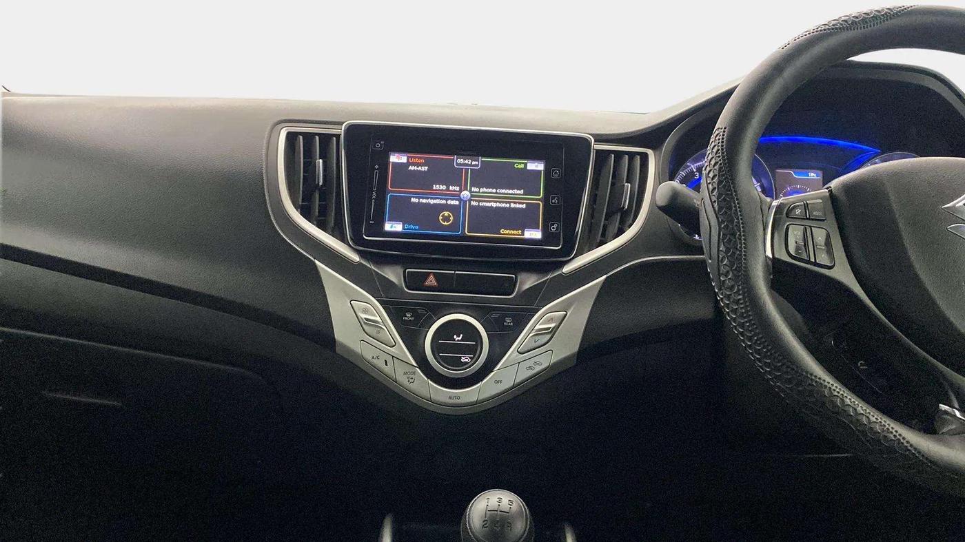 2016 Maruti Baleno ALPHA PETROL 1.2, Petrol, Manual, 42,496 km, Air Conditioner