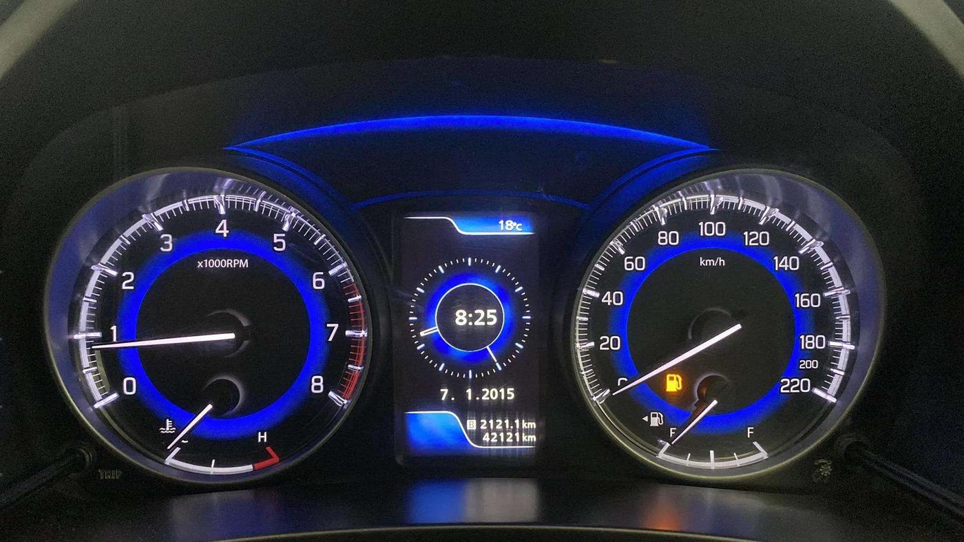 2016 Maruti Baleno ALPHA PETROL 1.2, Petrol, Manual, 42,496 km, Odometer Image