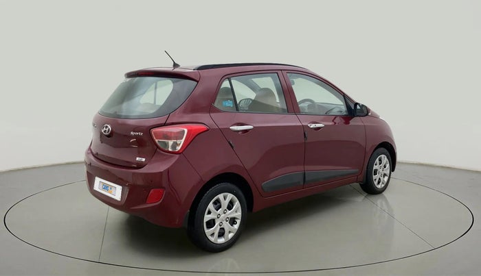 2014 Hyundai Grand i10 SPORTZ 1.2 KAPPA VTVT, Petrol, Manual, 33,222 km, Right Back Diagonal