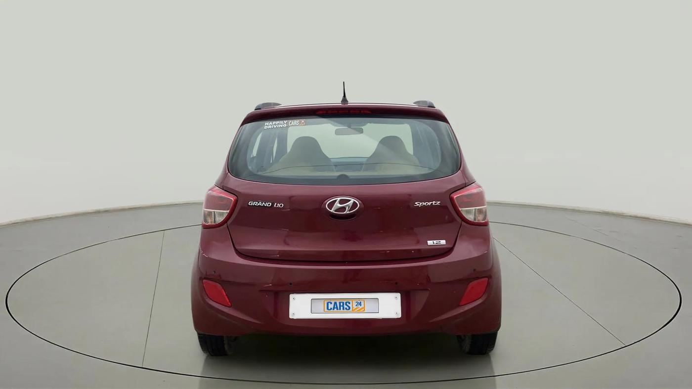 2014 Hyundai Grand i10 SPORTZ 1.2 KAPPA VTVT, Petrol, Manual, 33,222 km, Back/Rear