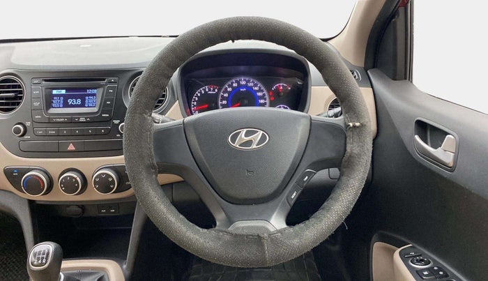 2014 Hyundai Grand i10 SPORTZ 1.2 KAPPA VTVT, Petrol, Manual, 33,222 km, Steering Wheel Close Up