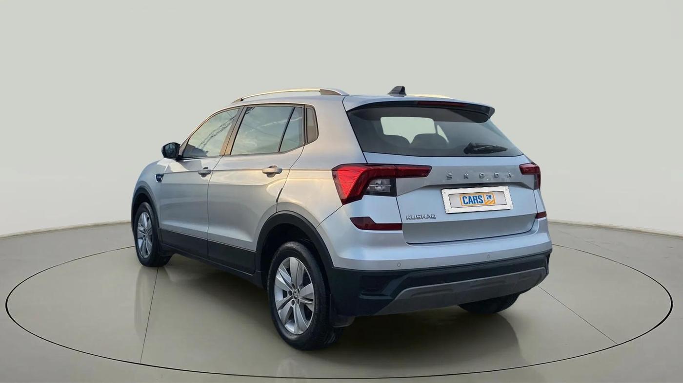 2022 Skoda KUSHAQ AMBITION 1.0L TSI MT, Petrol, Manual, 25,095 km, Left Back Diagonal