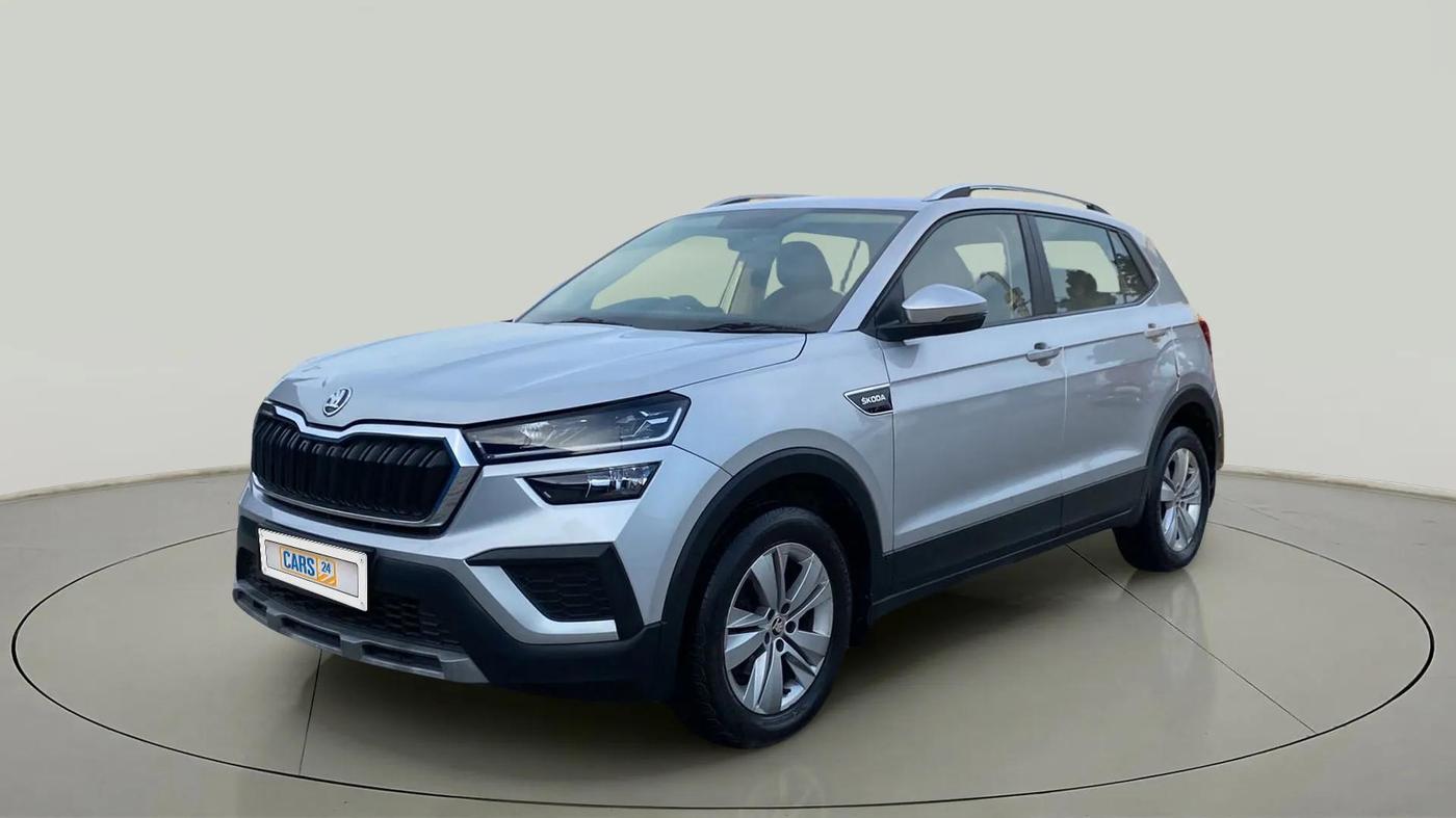 2022 Skoda KUSHAQ AMBITION 1.0L TSI MT, Petrol, Manual, 25,095 km, Left Front Diagonal