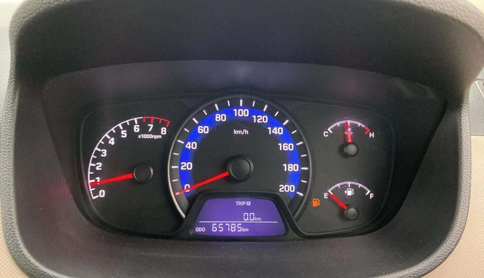 2014 Hyundai Xcent S (O) 1.2, Petrol, Manual, 65,762 km, Odometer Image