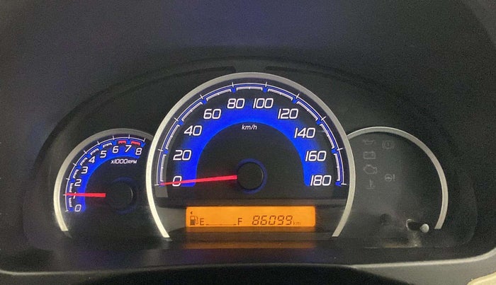 2017 Maruti Wagon R 1.0 VXI, Petrol, Manual, 86,169 km, Odometer Image