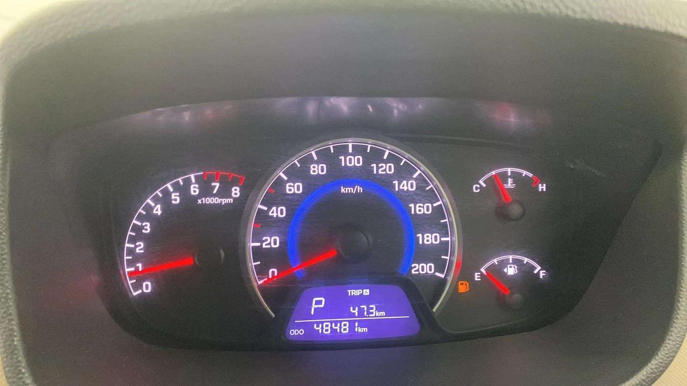 2016 Hyundai Grand i10 ASTA (O) AT 1.2 KAPPA VTVT, Petrol, Automatic, 48,761 km, Odometer Image