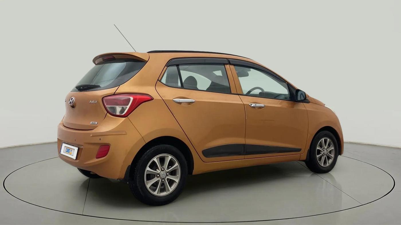 2016 Hyundai Grand i10 ASTA (O) AT 1.2 KAPPA VTVT, Petrol, Automatic, 48,761 km, Right Back Diagonal