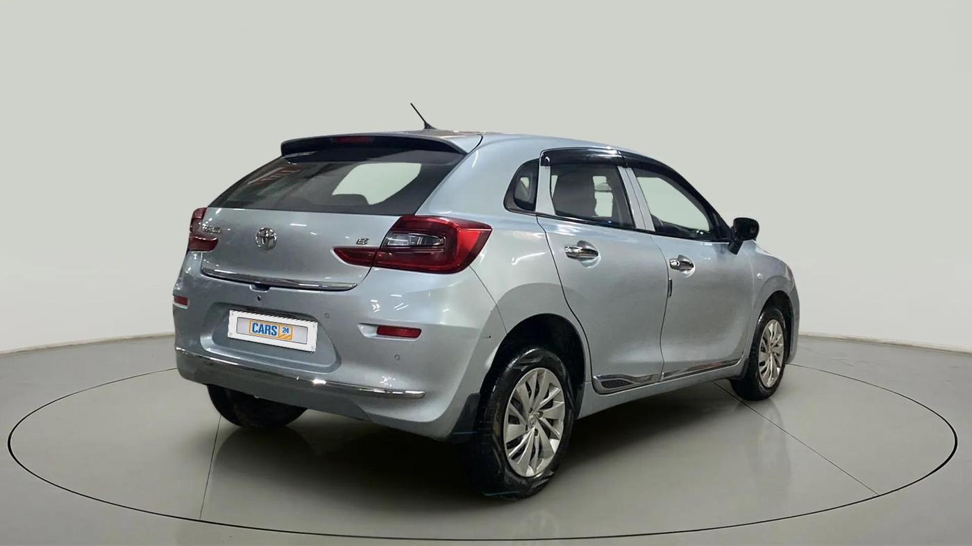 2022 Toyota Glanza E, Petrol, Manual, 43,813 km, Right Back Diagonal