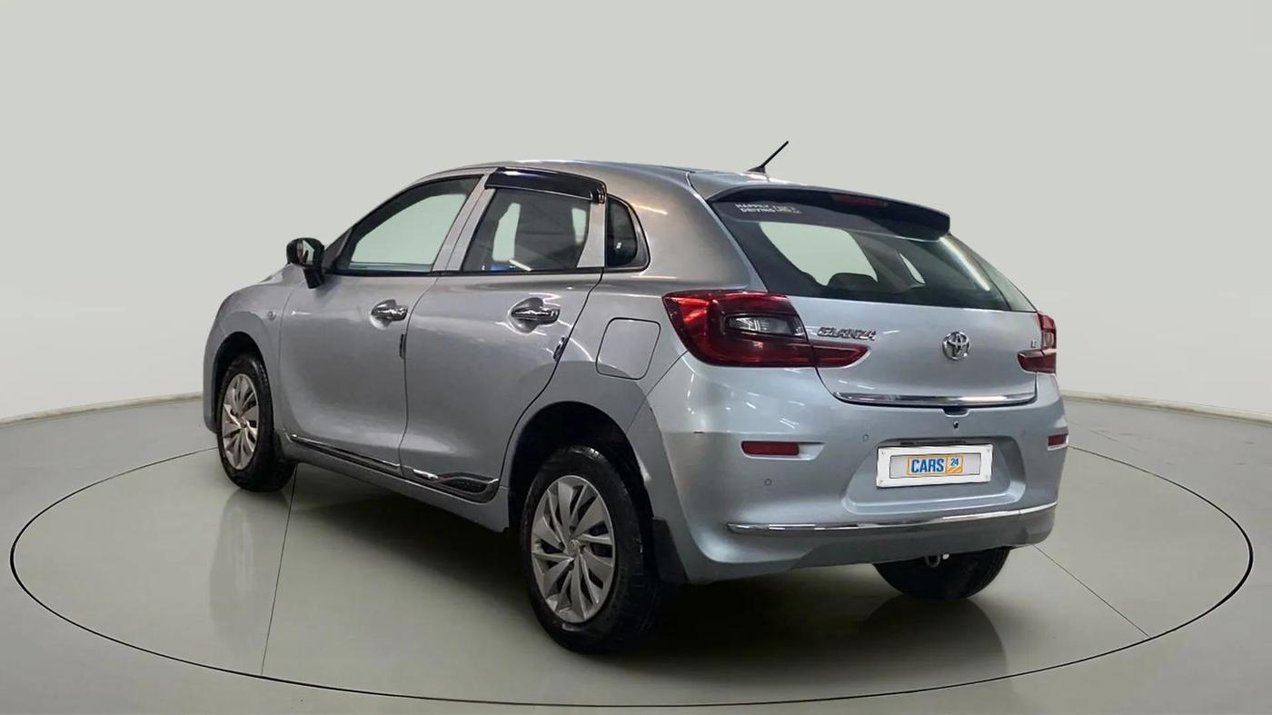 2022 Toyota Glanza E, Petrol, Manual, 43,813 km, Left Back Diagonal