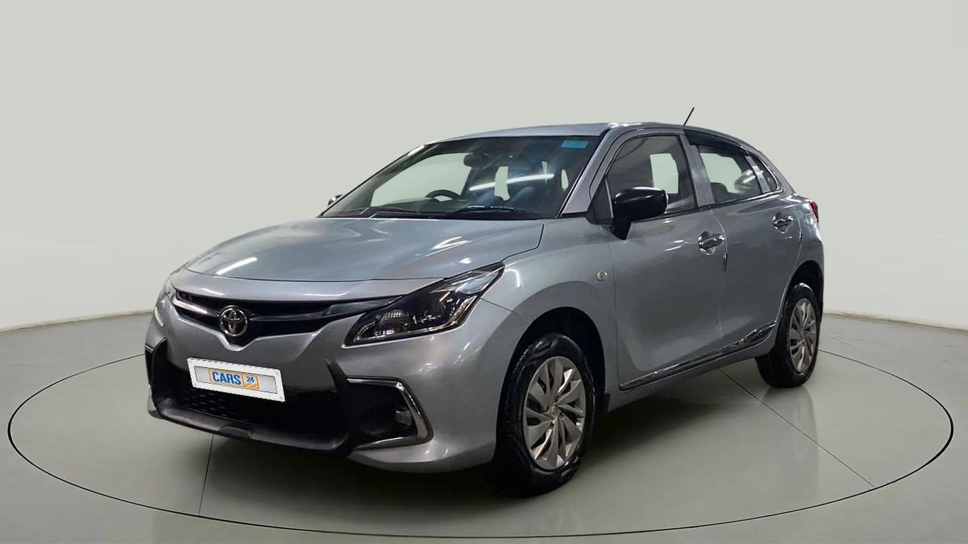 2022 Toyota Glanza E, Petrol, Manual, 43,813 km, Left Front Diagonal