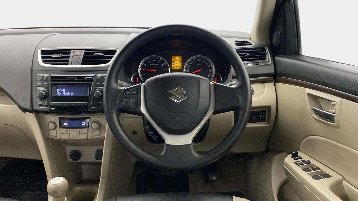 2015 Maruti Swift Dzire ZXI, Petrol, Manual, 4,831 km, Steering Wheel Close Up