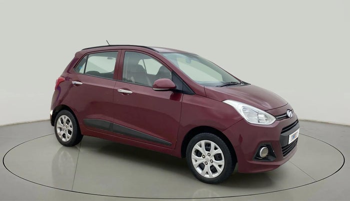 2014 Hyundai Grand i10 SPORTZ 1.2 KAPPA VTVT, Petrol, Manual, 82,530 km, Right Front Diagonal