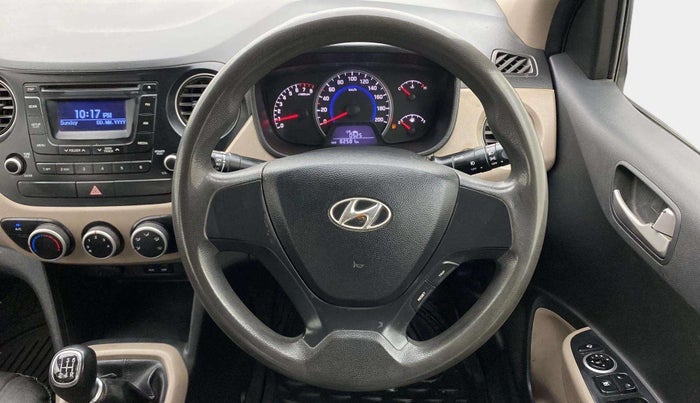 2014 Hyundai Grand i10 SPORTZ 1.2 KAPPA VTVT, Petrol, Manual, 82,530 km, Steering Wheel Close Up