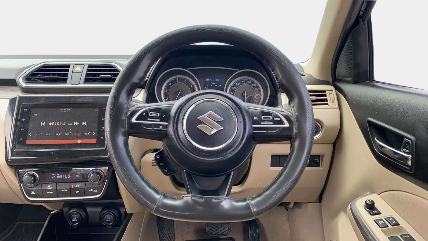 2023 Maruti Dzire ZXI Plus AMT, Petrol, Automatic, 39,394 km, Steering Wheel Close Up