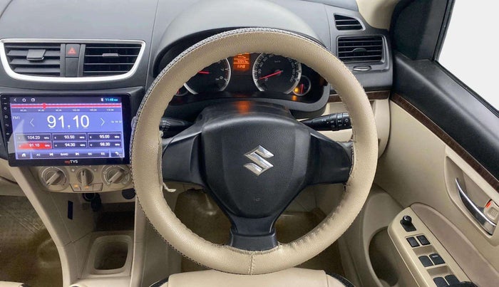 2014 Maruti Swift Dzire VXI, Petrol, Manual, 72,859 km, Steering Wheel Close Up