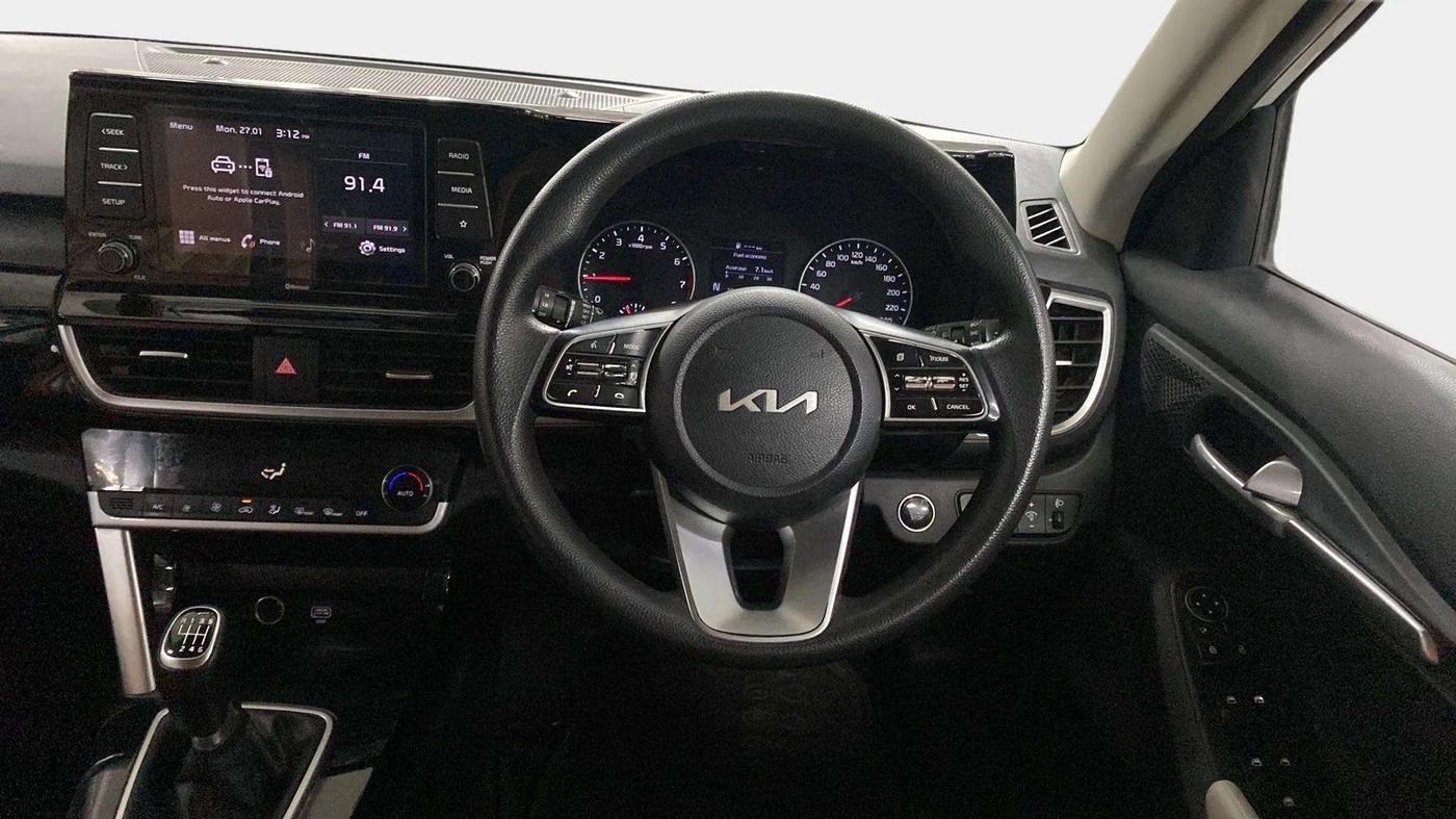 2021 KIA SELTOS HTK PLUS 1.5 IMT, Petrol, Manual, 47,063 km, Steering Wheel Close Up